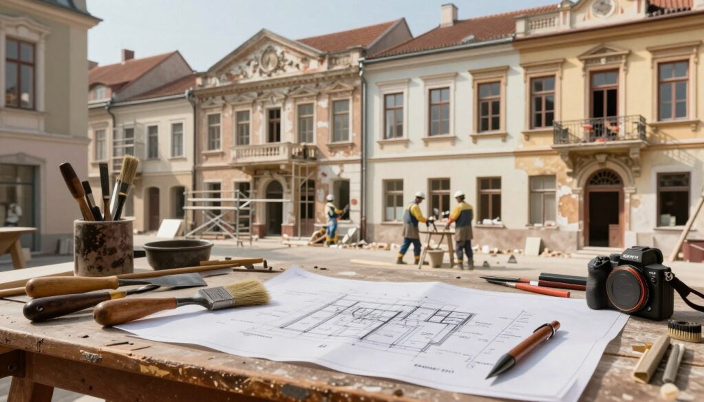 historische Entwicklung Renovierung
