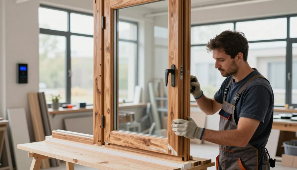 moderne Fensterrenovierung