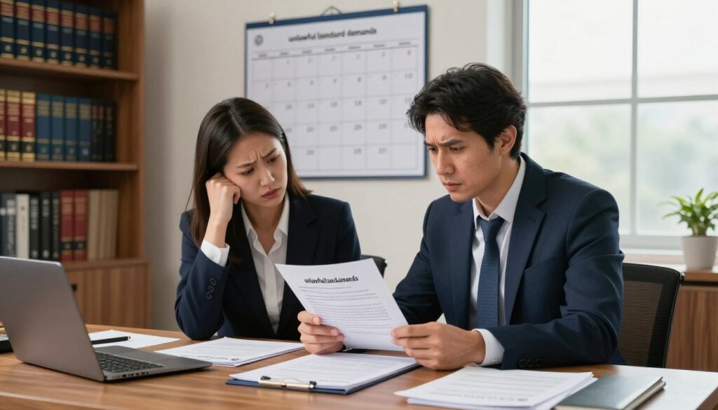 unzulässige Anforderungen Mietrecht Vermieter