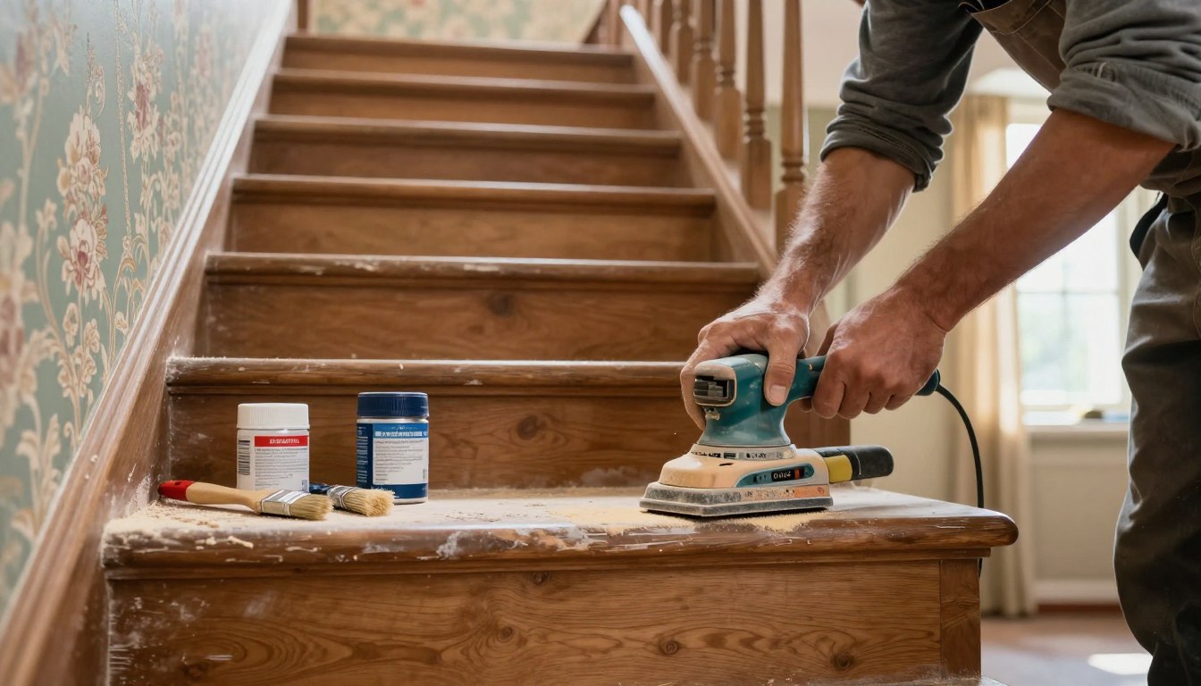 wie kann ich eine alte Holztreppe renovieren?